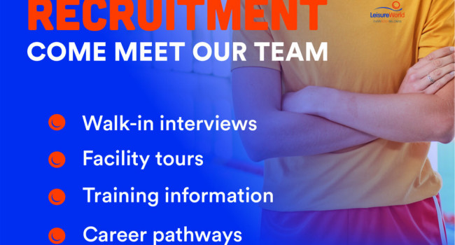 Get Qualified & Get Hired: LeisureWorld Summer Training & Open Day Details
