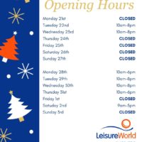 Christmas Opening Times: Bishopstown & Churchfield Xmas CF